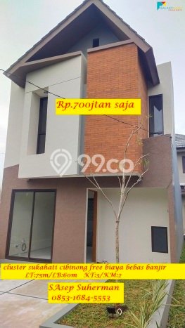 Rumah Strategis Minimalis Lb 60m2 di Cibinong, Bogor Rumah Strategis Minimalis Lb 60m2 di Cibinong, Bogor