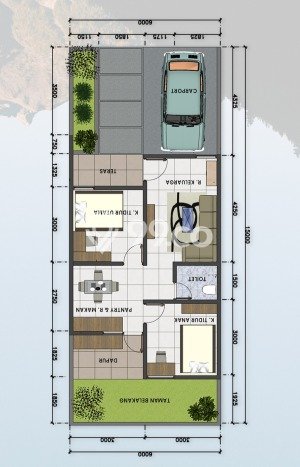Rumah Minimalis 2 Kamar LT 90m2 di Soekarno Hatta Rumah Minimalis 2 Kamar LT 90m2 di Soekarno Hatta
