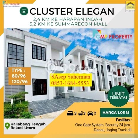 Dijual Hunian Rumah Nyaman 3 KT di Kaliabang, Bekasi Dijual Hunian Rumah Nyaman 3 KT di Kaliabang, Bekasi