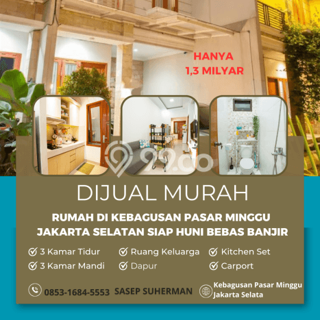 Jual Rumah Favorit Siap Huni LB 100m2 di Pasar Minggu, Jakarta Selatan Jual Rumah Favorit Siap Huni LB 100m2 di Pasar Minggu, Jakarta Selatan
