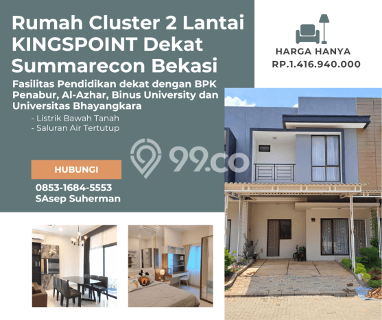 Rumah Modern 4 KT di Summarecon Bekasi Bekasi Unfurnished Rumah Modern 4 KT di Summarecon Bekasi Bekasi Unfurnished