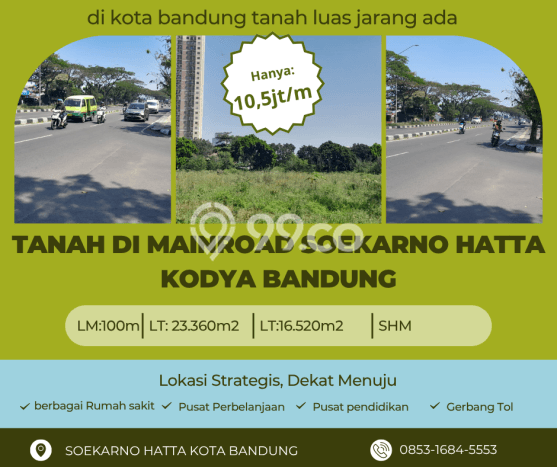 Tanah Siap Bangun Dijual di Bandung Punya Luas 23360m2 Tanah Siap Bangun Dijual di Bandung Punya Luas 23360m2
