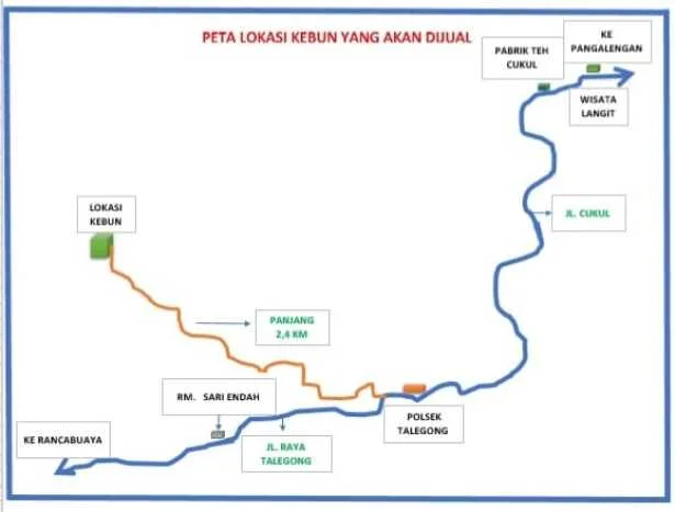 Tanah Area Berkembang Kawasan Pangalengan, Luas 77349m2m², Ideal untuk Usaha Tanah Area Berkembang Kawasan Pangalengan, Luas 77349m2m², Ideal untuk Usaha