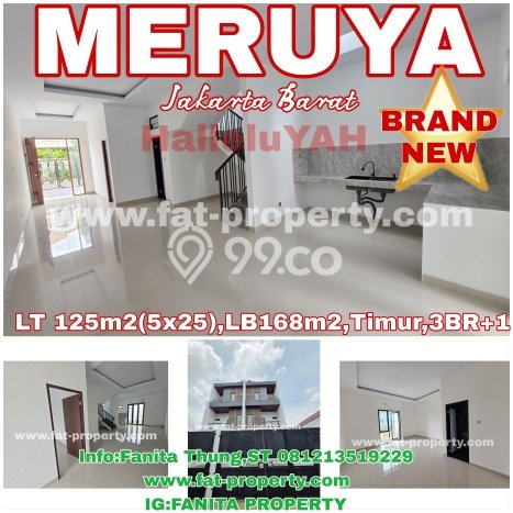 Jual Rumah Modern 3 KT di Meruya, Jakarta Barat Jual Rumah Modern 3 KT di Meruya, Jakarta Barat