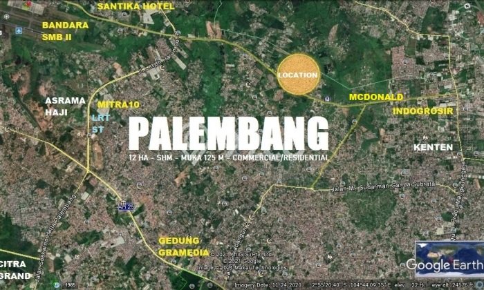 Jarang Ada! Tanah di Sako Punya Luas 120000m2 SHM Jarang Ada! Tanah di Sako Punya Luas 120000m2 SHM
