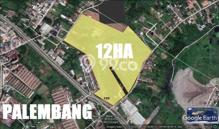Jarang Ada! Tanah di Sako Punya Luas 120000m2 SHM Jarang Ada! Tanah di Sako Punya Luas 120000m2 SHM