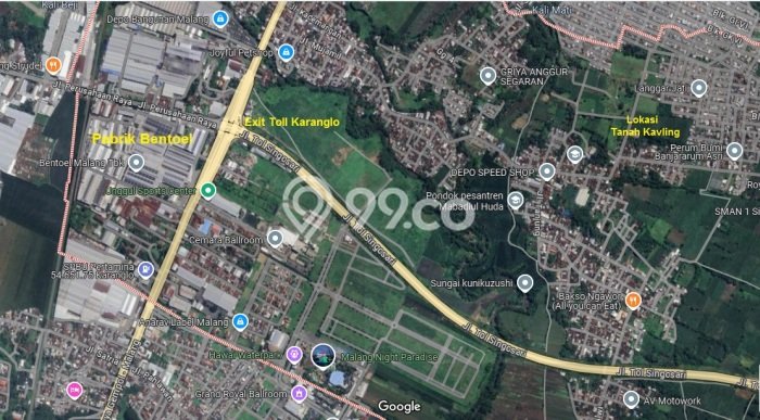 Tanah Dijual Area Strategis di Malang Kota Malang 106m2 Tanah Dijual Area Strategis di Malang Kota Malang 106m2