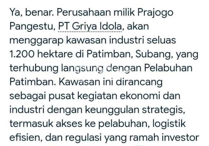 Tanah Dijual Lokasi Subang, Subang Luas 22501m2 Legalitas Aman Tanah Dijual Lokasi Subang, Subang Luas 22501m2 Legalitas Aman