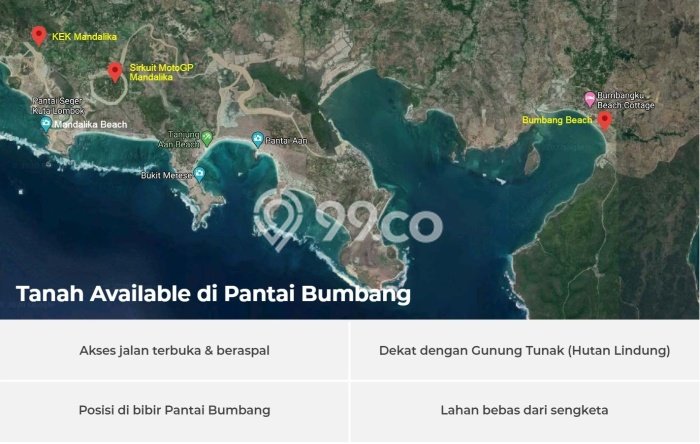 Tanah Dijual Lokasi Pujut, Lombok Tengah Luas 60773m2 Legalitas Aman Tanah Dijual Lokasi Pujut, Lombok Tengah Luas 60773m2 Legalitas Aman