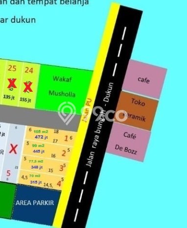 Tanah Komersial Dijual di Bungah Gresik 80m2 Tanah Komersial Dijual di Bungah Gresik 80m2
