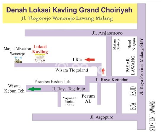 Tanah Dijual Lokasi Lawang, Malang Luas 69m2 Legalitas Aman Tanah Dijual Lokasi Lawang, Malang Luas 69m2 Legalitas Aman