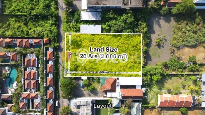 Lahan Dijual Lokasi Strategis di Badung dengan Luas 2000m2 Lahan Dijual Lokasi Strategis di Badung dengan Luas 2000m2