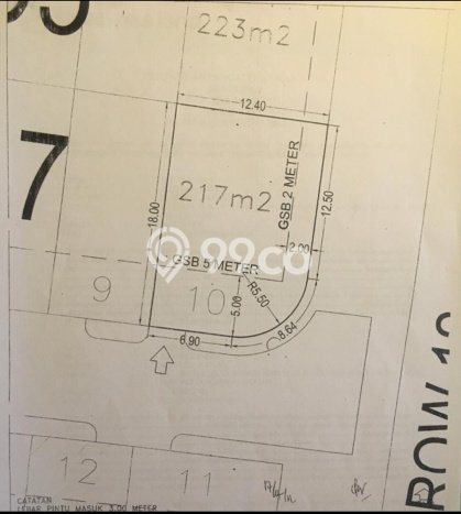 Tanah Dijual Area Strategis di BSD Tangerang 217m2 Tanah Dijual Area Strategis di BSD Tangerang 217m2