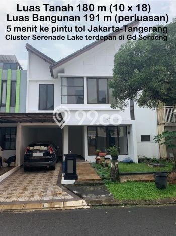For Sale! Luxury House LT 180m2 Desain Elegan di Gading Serpong For Sale! Luxury House LT 180m2 Desain Elegan di Gading Serpong