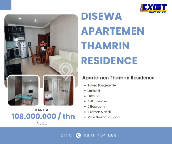 Sewa Apartemen Murah di Thamrin 2 KT Sewa Apartemen Murah di Thamrin 2 KT