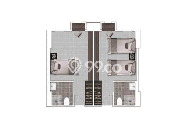 HOT UNIT! Apartemen di Citraland, 1 KT, Luas 20m² HOT UNIT! Apartemen di Citraland, 1 KT, Luas 20m²