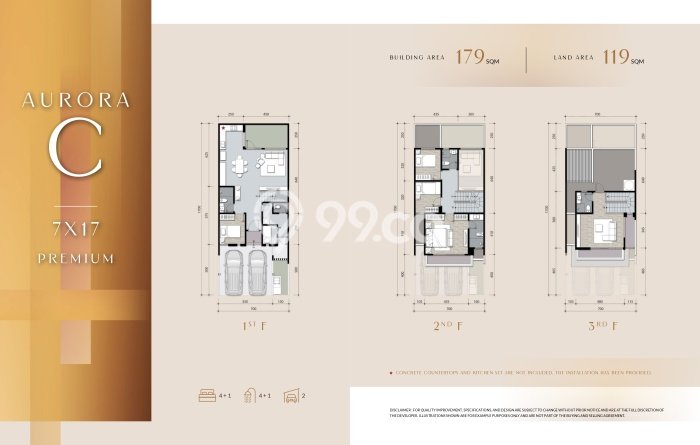 Rumah Elit LB 179m2 Siap Huni Desain Elegan di Gading Serpong, Tangerang Rumah Elit LB 179m2 Siap Huni Desain Elegan di Gading Serpong, Tangerang