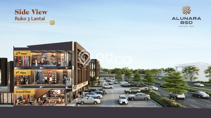 Ruko Paling Dicari LB 58m2 Dijual di BSD Ruko Paling Dicari LB 58m2 Dijual di BSD