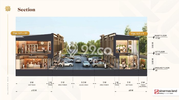 Ruko Paling Dicari LB 58m2 Dijual di BSD Ruko Paling Dicari LB 58m2 Dijual di BSD