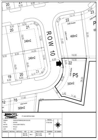 Tanah Dijual di Tangerang Seluas 393m2 Strategis Tanah Dijual di Tangerang Seluas 393m2 Strategis