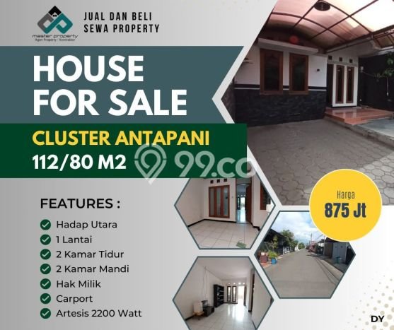 Hunian Cantik Modern Lb 80m2 di Antapani, Bandung Hunian Cantik Modern Lb 80m2 di Antapani, Bandung