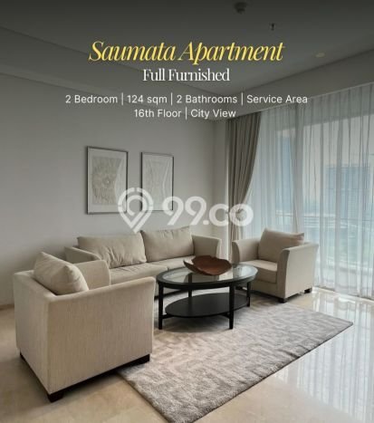 Siap Huni Apartemen Prestisius di Alam Sutera 2 Kamar & 2 Kamar Mandi Siap Huni Apartemen Prestisius di Alam Sutera 2 Kamar & 2 Kamar Mandi