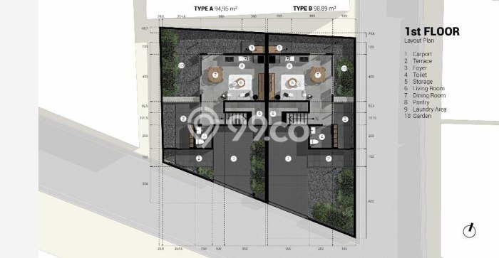 Rumah 3 KT 3 KM di Kawasan Buah Batu, Bandung Rumah 3 KT 3 KM di Kawasan Buah Batu, Bandung