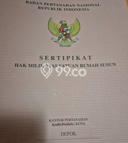 Dijual Segera Apartemen 1 KT, 1 KM, 21m2 di Beji, Depok Dijual Segera Apartemen 1 KT, 1 KM, 21m2 di Beji, Depok
