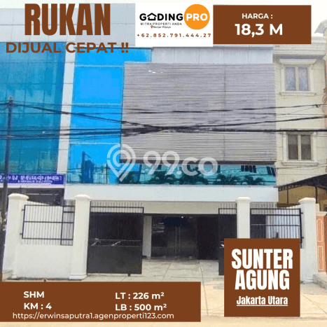 Paling Diincar! Kantor Dijual di Sunter Harga Kompetitif Paling Diincar! Kantor Dijual di Sunter Harga Kompetitif
