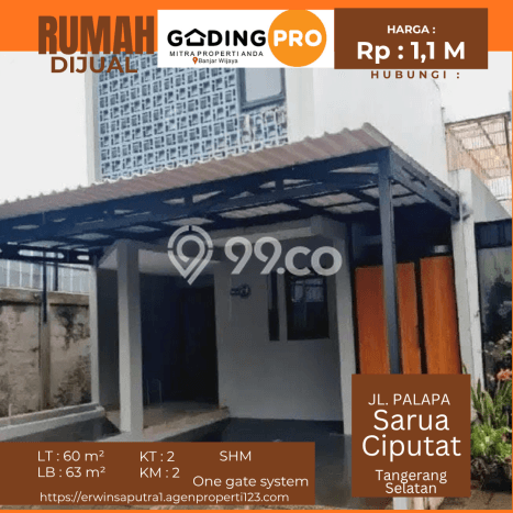 Jual Rumah Strategis Bagus Punya 2 KT di Ciputat Tangerang Selatan SHM Jual Rumah Strategis Bagus Punya 2 KT di Ciputat Tangerang Selatan SHM