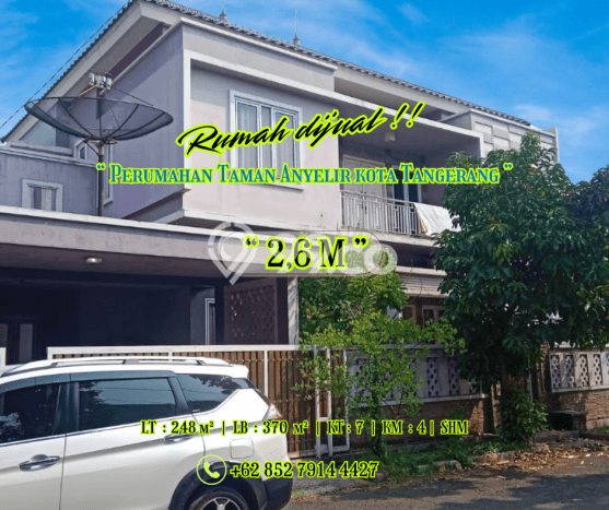 Siap Huni Rumah Mewah 7 Kamar di Tangerang Dekat ke Mana Saja Siap Huni Rumah Mewah 7 Kamar di Tangerang Dekat ke Mana Saja