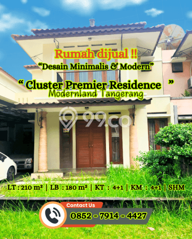 BEST INVESTMENT! Rumah di Modernland, Luas 210m² LB 180m² BEST INVESTMENT! Rumah di Modernland, Luas 210m² LB 180m²