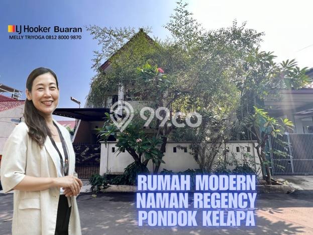 Rumah Mewah LB 220m2 Siap Huni Desain Elegan di Pondok Kelapa, Jakarta Timur Rumah Mewah LB 220m2 Siap Huni Desain Elegan di Pondok Kelapa, Jakarta Timur