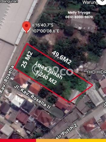 Tanah Kavling Dijual di Cut Mutia, Bekasi dengan Luas Tanah 1240m2 Tanah Kavling Dijual di Cut Mutia, Bekasi dengan Luas Tanah 1240m2