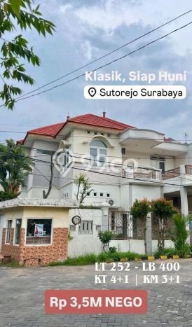 Ready to Use! Luxury House LT 252m2 Desain Modern di Sutorejo Ready to Use! Luxury House LT 252m2 Desain Modern di Sutorejo
