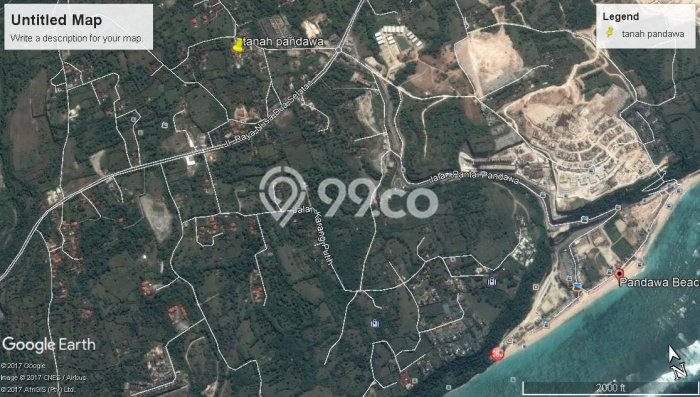 Untuk Dijual Tanah di Badung, Luas 1000m2 SHM Untuk Dijual Tanah di Badung, Luas 1000m2 SHM