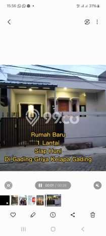 Dijual Cepat Rumah Bagus Siap Huni LB 90m2 di Kelapa Gading, Jakarta Utara Dijual Cepat Rumah Bagus Siap Huni LB 90m2 di Kelapa Gading, Jakarta Utara