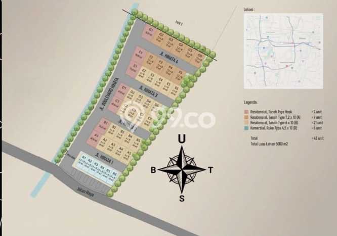 Rumah Modern 2 Kamar LT 60m2 di Jatiwarna Rumah Modern 2 Kamar LT 60m2 di Jatiwarna