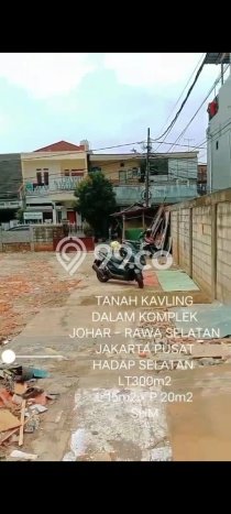 Tanah Strategis Dijual di Johar Baru Jakarta Pusat 300m2 Tanah Strategis Dijual di Johar Baru Jakarta Pusat 300m2