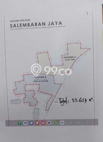 Tanah Komersial Dijual di Kosambi Tangerang 25000m2 Tanah Komersial Dijual di Kosambi Tangerang 25000m2