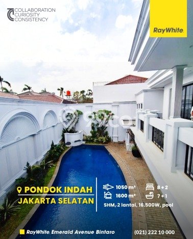 Rumah Elit Modern Tanpa Renovasi di Pondok Indah Jakarta Selatan Rumah Elit Modern Tanpa Renovasi di Pondok Indah Jakarta Selatan