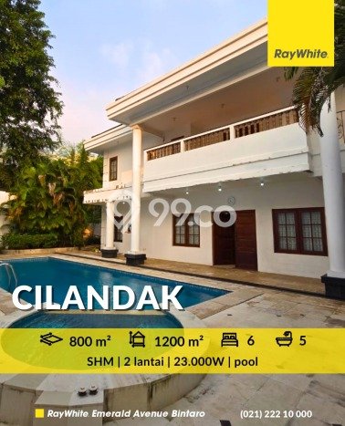 Siap Huni Rumah Mewah 6 Kamar di Cilandak Dekat ke Mana Pun Siap Huni Rumah Mewah 6 Kamar di Cilandak Dekat ke Mana Pun