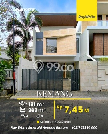 Ready to Use! Premium House LT 161m2 Desain Modern di Kemang Ready to Use! Premium House LT 161m2 Desain Modern di Kemang
