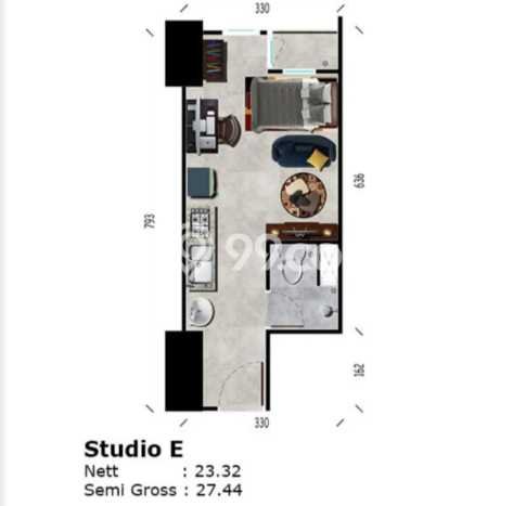 Dijual Apartemen 1 KT di Tangerang Luas 27m2 Dijual Apartemen 1 KT di Tangerang Luas 27m2