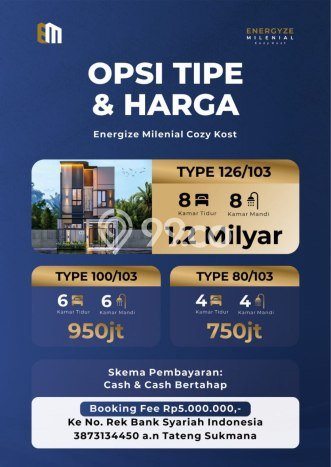 Dijual Segera Kost 8 Kamar, 8 Kamar Mandi di Cibiru, Bandung, Luas 126m2 Dijual Segera Kost 8 Kamar, 8 Kamar Mandi di Cibiru, Bandung, Luas 126m2