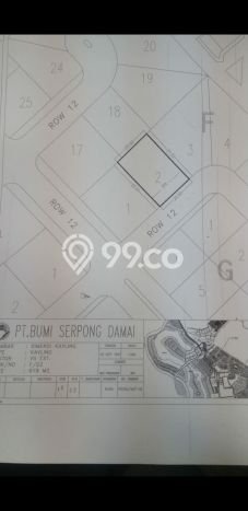 Kavling Tanah untuk Dijual di BSD Telaga Golf, Tangerang, Luas 619m2 Kavling Tanah untuk Dijual di BSD Telaga Golf, Tangerang, Luas 619m2