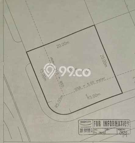 Tanah Lokasi Potensial Kawasan BSD The Green, Luas 395m², Akses ke Pusat Kota Tanah Lokasi Potensial Kawasan BSD The Green, Luas 395m², Akses ke Pusat Kota
