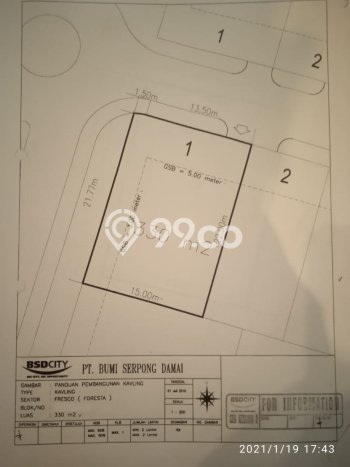 Tanah Siap Bangun Dijual di Tangerang Punya Luas 330m2 Tanah Siap Bangun Dijual di Tangerang Punya Luas 330m2