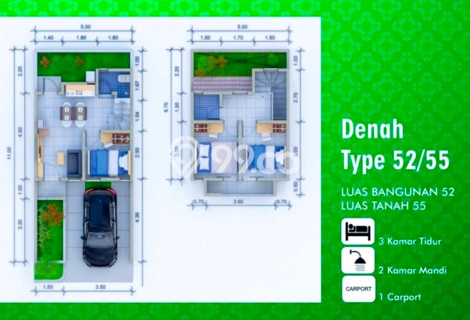Rumah Baru 2 Lantai Kawsan Serpong Selatan 15 menit Stasiun Cisauk Rumah Baru 2 Lantai Kawsan Serpong Selatan 15 menit Stasiun Cisauk