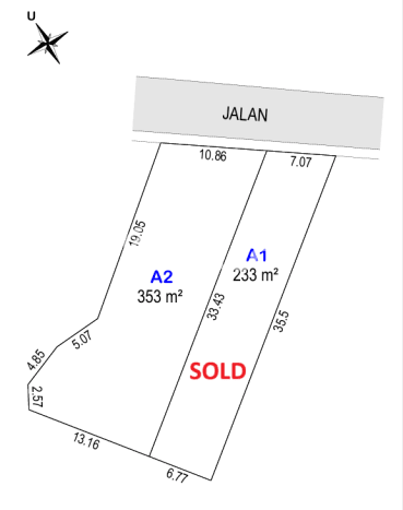 Tanah Kosong Dijual di Sleman dengan Area 353m2 Tanah Kosong Dijual di Sleman dengan Area 353m2